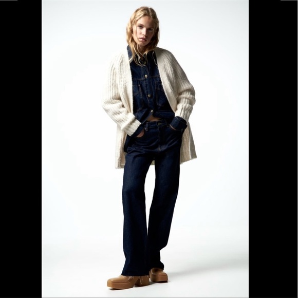 ZARA PURL KNIT CARDIGAN | SIZE : S | NWT - Picture 3 of 9